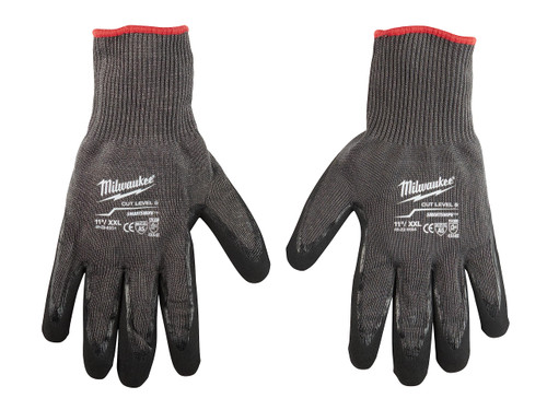 MILWAUKEE Cut 5 Dipped Gloves - XXL
