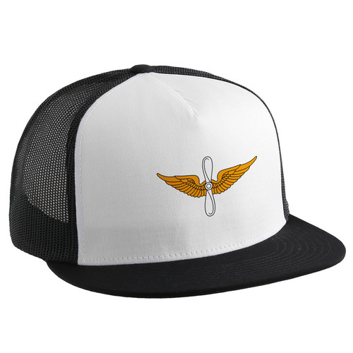 ExpressItBest Trucker Hat with U.S. Army Aviation, Branch Insignia Black