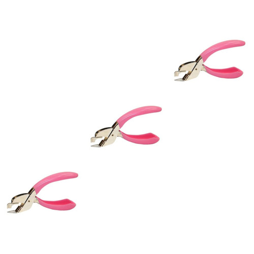 STOBOK 3pcs Heavy-Duty Staple Remover Staple Cutter Staple Extractor Strength Staple Puller Handheld Staple Remover Trendy Rug Staple Wire Remover Tack Remover Office Fashion Nail Puller