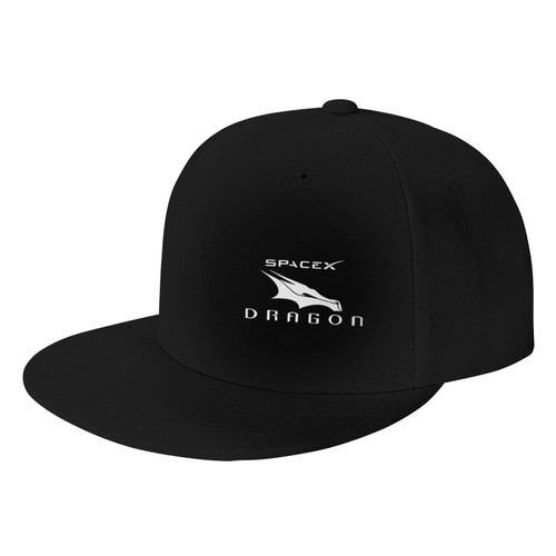 Spacex Dragon Flags Snapback Hat Flat Brim Hip Hop Baseball Cap Adjustable Vintage Funny for Women Men Trucker Caps Black Spacex Dragon Flags Snapback Hat Flat Brim Hip Hop Baseball Cap Adjustable Vintage Funny for Women Men Trucker Caps Black