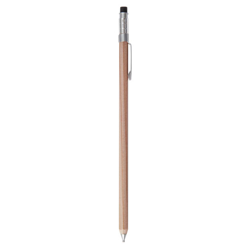 MUJI MOMA 0.5 WOODEN HEXAGONAL MECHANICAL PENCIL SLIM
