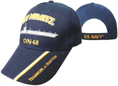 Trade Winds USS Nimitz CVN-68 US Navy Ship HAT Officially Licensed Baseball Cap