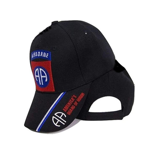 U.S. Army 82nd Airborne Guard of Honor Embroidered Black Baseball Cap Hat U.S. Army 82nd Airborne Guard of Honor Embroidered Black Baseball Cap Hat