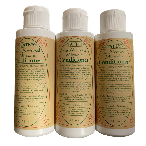 Tate's The Natural Miracle Natural Miracle Conditioner - 5 fl oz (Pack of 3)
