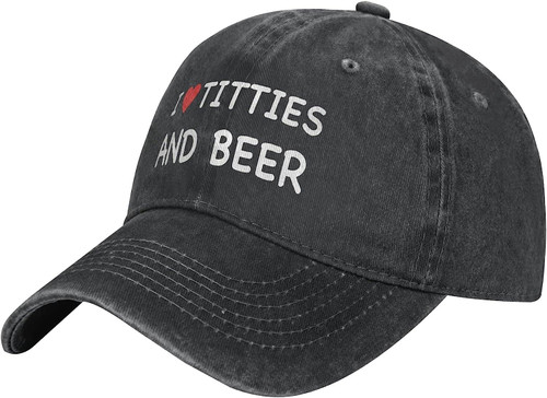 I Heart Titties and Beer Hat Funny Tittes and Beer Lovers Hat Vintage Dad Hats Baseball Cap Black I Heart Titties and Beer Hat Funny Tittes and Beer Lovers Hat Vintage Dad Hats Baseball Cap Black