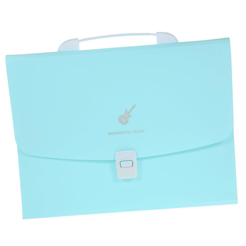 Tofficu A4 Folder File Folder Organizer Sorting File Bag Documents Storage Organizer Monthly File Organizer Multi-Layer File Bag Green Pocket Folder Fireproof File Folders Paper Label Pp