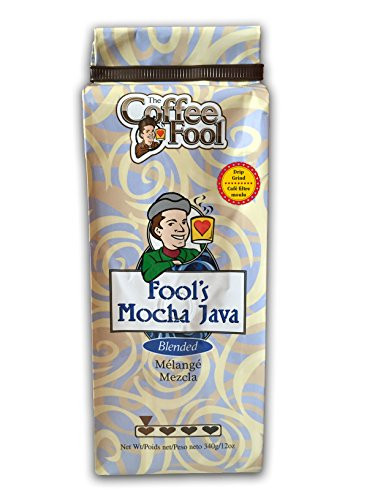 The Coffee Fool Fool's Mocha Java, Drip Grind, 12 Ounce