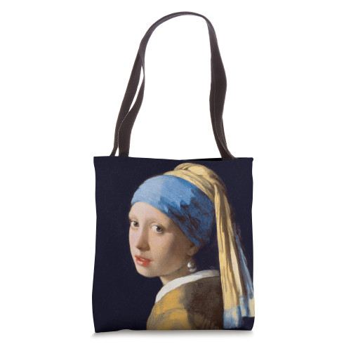 Johannes Vermeer - For Artists -Girl With a Pearl Earring Tote Bag