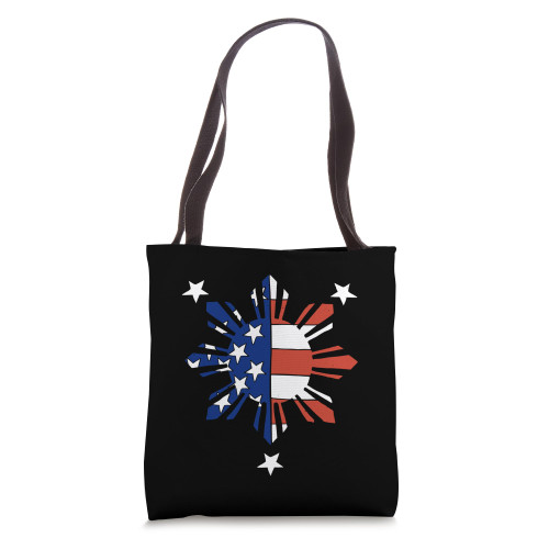 Philippines Flag Pride Filipino American Patriotic Tote Bag