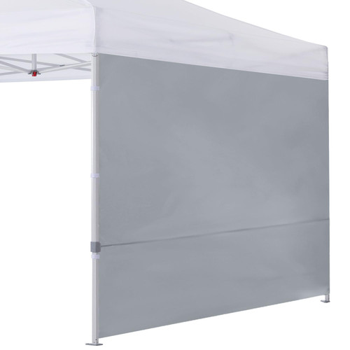 COOSHADE SunWall for 10x10 Pop Up Canopy Tent, 1 Pack Sidewall Only (Grey)