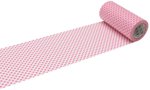 Mt Casa Deco 100 Mm Washi Masking Tape - Dot Pink