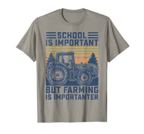 But Farming is Importanter Farmer Tractor Funny Farm Boys T-Shirt