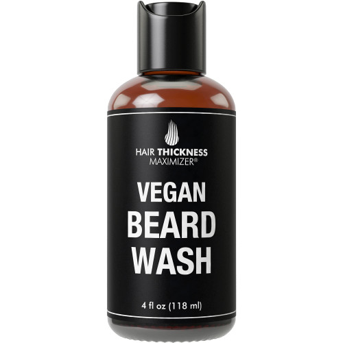 Beard Wash and Conditioner for Men. Vegan Leave In Shampoo Soap for Sensitive Hair With Organic Aloe, Tea Tree. Great Softener Moisturizer Treatment For Travel, Dry, Frizzy, Dandruff Beards. Unscented