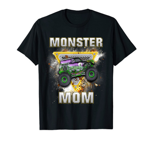 Monster Truck Are My Jam Monster Truck Mom T-Shirt