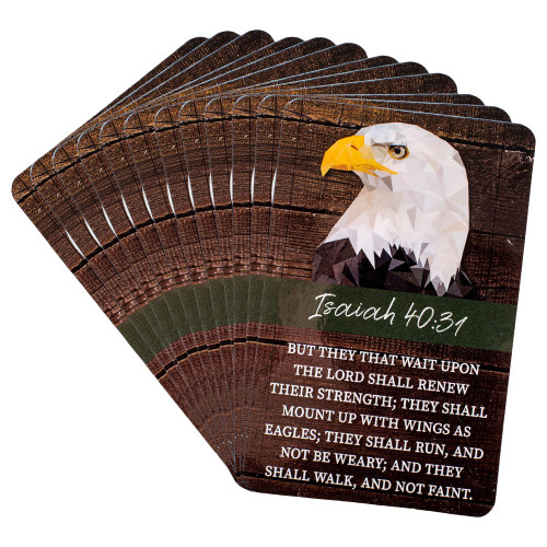 Dicksons Wings of Eagles Brown 3.5 x 2.5 Cardstock Keepsake Bookmarks Pack of 12