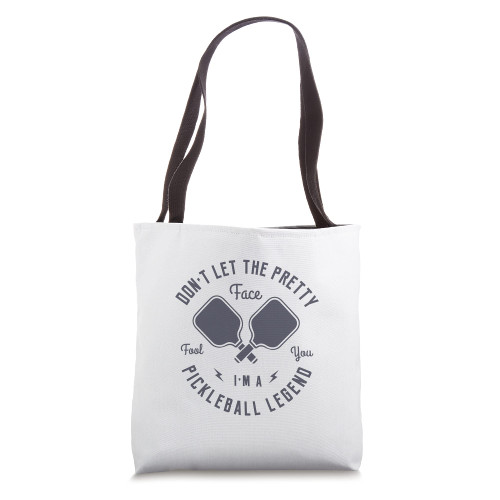 Pickleball Legend Ironic Pickleball Player Tote Bag