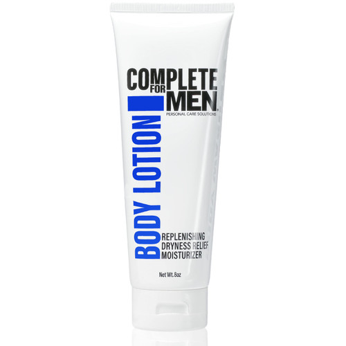COMPLETE FOR MEN Body Lotion Mens Non-Greasy Lotion - Dry Skin Hand and Body Hydration - Light Weight 24 Hour Moisturizer - Made With Shea Butter and Aloe Vera