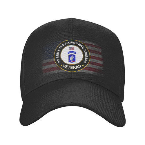 Qauirfe US Army 173rd Airborne Brigade Veteran Hat Unisex Dad Truck Casual Hat Baseball Cap Qauirfe US Army 173rd Airborne Brigade Veteran Hat Unisex Dad Truck Casual Hat Baseball Cap