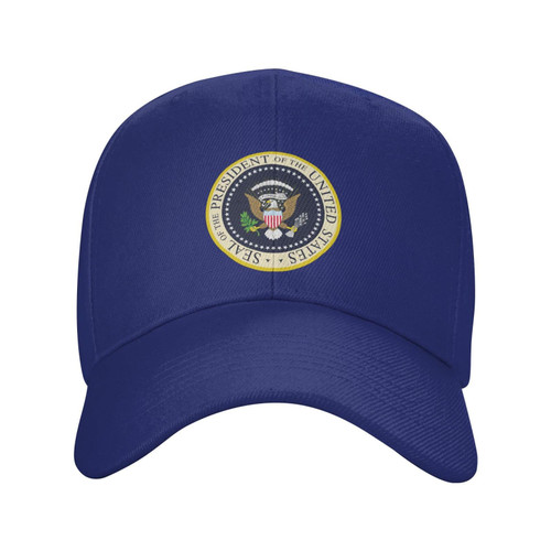 Presidential Seal United States Hat Unisex Dad Truck Casual Hat Baseball Cap Blue