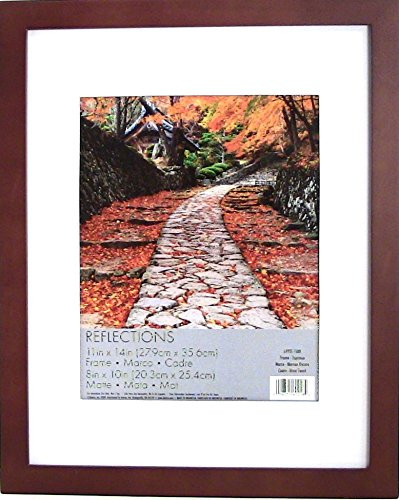 Darice 619TE-1180 Reflections Line A Frame, 11 by 14-Inch, Espresso