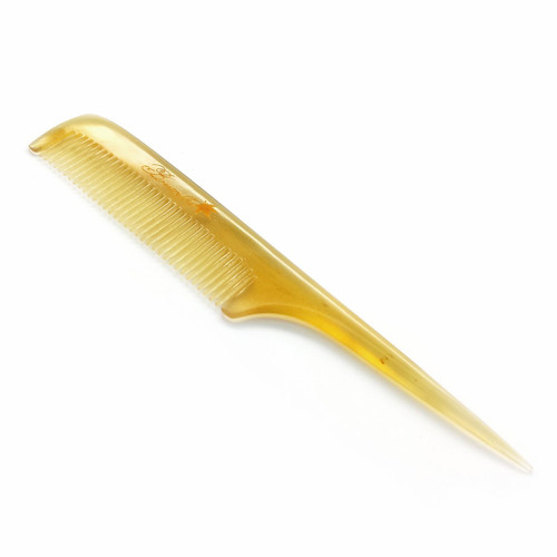 Breezelike Hair Comb - Fine Tooth Tail Comb for Women - No Static Natural Sheep Horn Comb