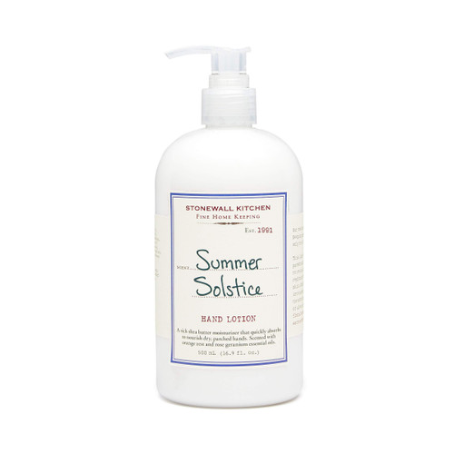 Stonewall Kitchen Summer Solstice Hand Lotion, 16.9 oz