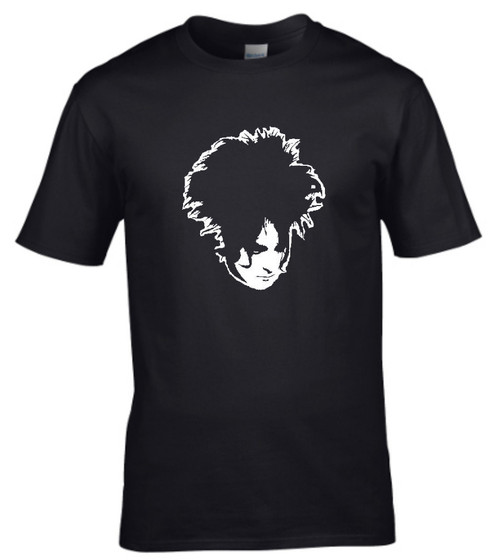 Robert Smith The Cure Goth 80s pop Rock Punk Music Black T-Shirt (Small) Robert Smith The Cure Goth 80s pop Rock Punk Music Black T-Shirt (Small)