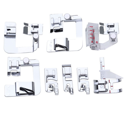 EXCEART 8 Pcs 1 Set Straight Foot Sewing Machine Foot Sewing Machine Presser Foot Walking Foot Kit for Sewing Rolled Presser Foot Sewing Feet Zipper Foot Hemming Presser Foot Lock