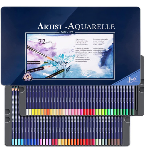Ugmic 72 Drawing Pencils - Coloring Pencils for Adult Coloring, Soft Core Watercolor Colored Pencils Set for Drawing, Sketching and Adult Soft Core Art Supplies for Artists, Adults and Kids Ugmic 72 Drawing Pencils - Coloring Pencils for Adult Coloring, Soft Core Watercolor Colored Pencils Set for Drawing, Sketching and Adult Soft Core Art Supplies for Artists, Adults and Kids