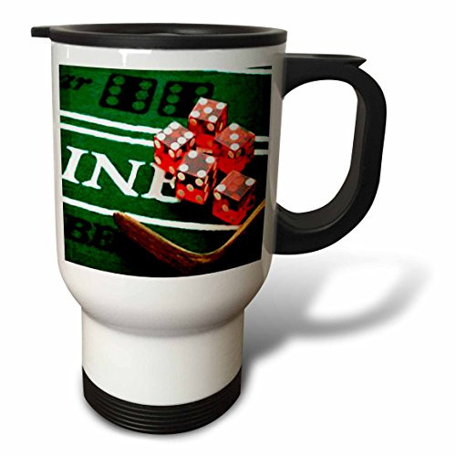 3dRose Wooden Duck Travel Mug, 14-Ounce