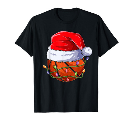 Basketball Christmas Boy Apparel, Funny Santa Sport Men Kids T-Shirt Basketball Christmas Boy Apparel, Funny Santa Sport Men Kids T-Shirt