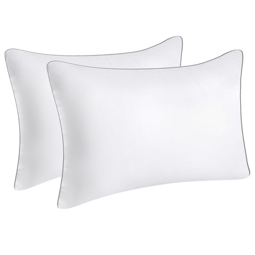 KJJDOO Bed Pillows for Sleeping Queen Size Set of 2 Pack Cooling Pillow Set of 2 for Side Back and Stomach Sleepers Down Alternative Filling Luxury Soft and Skin-Friendly KJJDOO Bed Pillows for Sleeping Queen Size Set of 2 Pack Cooling Pillow Set of 2 for Side Back and Stomach Sleepers Down Alternative Filling Luxury Soft and Skin-Friendly