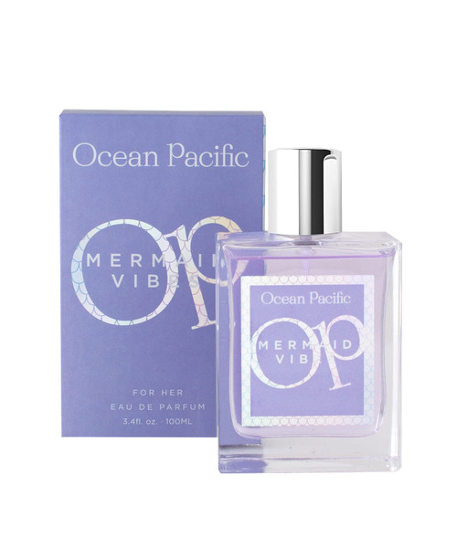 Ocean Pacific Mermaid Vibes for Her Eau De Parfum, Fruity, 3.4 Fl Oz