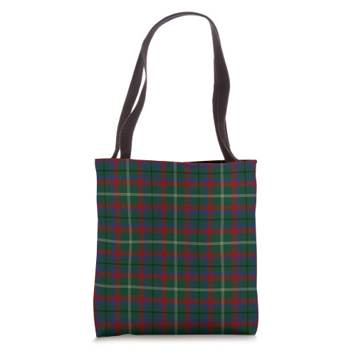 County Mayo Irish Tartan Plaid Tote Bag
