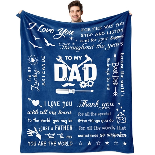 Christmas Dad Gifts from Daughter Son, Xmas Gifts for Dad from Daughter Sons, Daddy Gifts from Daughter, Father Gifts, Birthday Gifts for Dad from Kids, Dad Gifts for Men Throw Blanket 60"x50" Christmas Dad Gifts from Daughter Son, Xmas Gifts for Dad from Daughter Sons, Daddy Gifts from Daughter, Father Gifts, Birthday Gifts for Dad from Kids, Dad Gifts for Men Throw Blanket 60"x50"