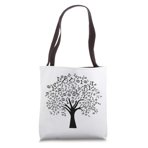 Binary Tree Computer Science Coding Programmer Tote Bag