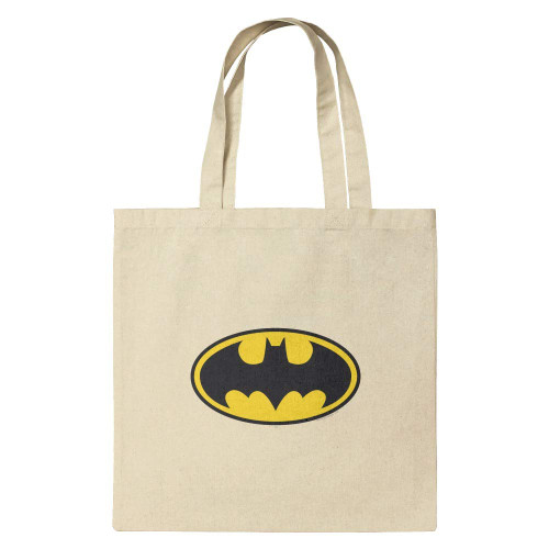 GRAPHICS & MORE Batman Classic Bat Shield Logo Grocery Travel Reusable Tote Bag