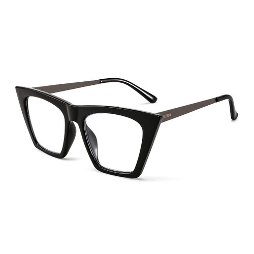 FEISEDY Square Cat Eye Reading Glasses Blue Light Blocking Women Fashion Cateye Reader B4121 (Black, 2.0x) FEISEDY Square Cat Eye Reading Glasses Blue Light Blocking Women Fashion Cateye Reader B4121 (Black, 2.0x)
