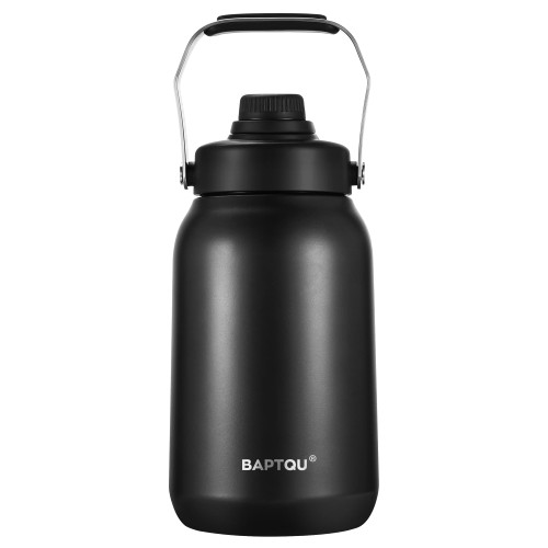 BAPTQU Half Gallon Insulated Water Bottle, Stainless Steel Large 64 oz Water Bottle Half Gallon Water Jug with Handle, 1/2 Gallon Water Bottle Jug Flask Big Metal Sports Water Bottle for Gym, Workout BAPTQU Half Gallon Insulated Water Bottle, Stainless Steel Large 64 oz Water Bottle Half Gallon Water Jug with Handle, 1/2 Gallon Water Bottle Jug Flask Big Metal Sports Water Bottle for Gym, Workout