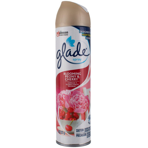 Glade Air Freshener Spray - Blooming Peony & Cherry - Net Wt. 8 OZ (227 g) Per Can - Pack of 3 Cans Glade Air Freshener Spray - Blooming Peony & Cherry - Net Wt. 8 OZ (227 g) Per Can - Pack of 3 Cans