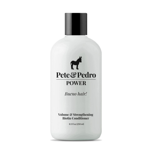 Pete & Pedro POWER - Volume & Strengthening Biotin Daily Conditioner For Men With Fine or Thinning Hair | All Hair Types, Helps Make Hair Fuller, Thicker, & Healthier | As Seen on Shark Tank, 8.5 oz.
