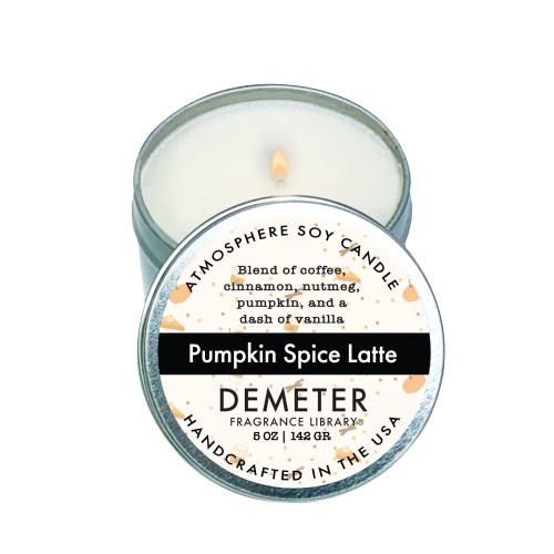 Pumpkin Spice Latte 5 oz Soy Candle by Demeter Fragrance Library