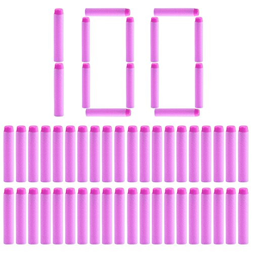 Refill Bullets, Peleustech 100Pcs Dart Refills for Nerf Rebelle Dart Fire Blaster - Pink Refill Bullets, Peleustech 100Pcs Dart Refills for Nerf Rebelle Dart Fire Blaster - Pink