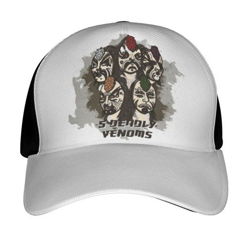 Deadly Venoms Baseball Cap Unisex Fashion Sun Hat Outdoor Sports Ball Hat Black