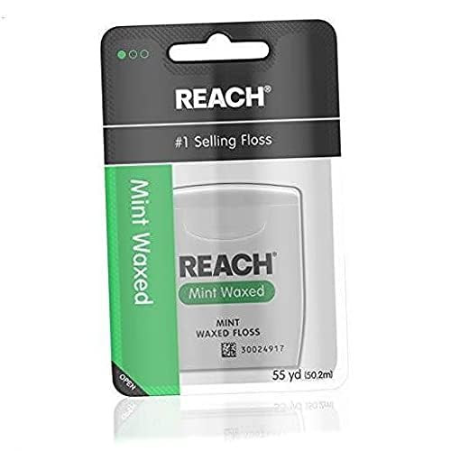 Waxed Dental Floss, Mint, Mint, Mint, 1 Count .10 Pack