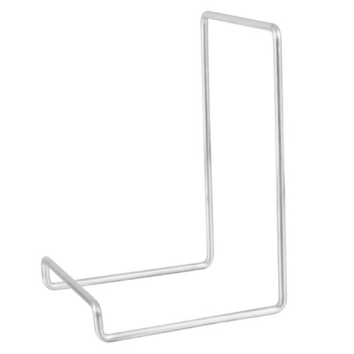 Zerodeko 1PC display stand display holder metal stand iron easel plate display rack metal easel stand plate holder picture frame easel plate stands Stainless steel plate rack wrought iron