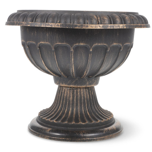 YARNOW Roman Flower Pot Roman urn Pot Black urn Planter Balcony planters Column Flower Pot Classic urn Planter Flowerpot Large Plastic Planter Wedding Party Supply Delicate Greece