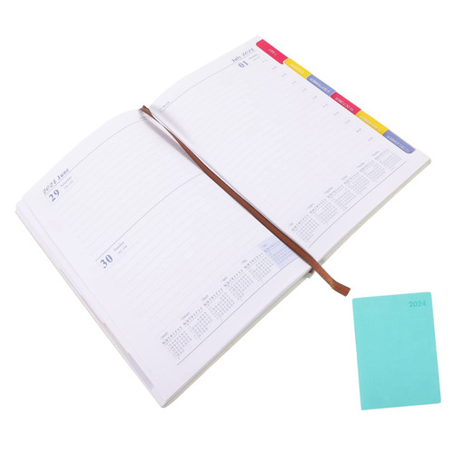 MERRYHAPY 2024 Weekly Monthly Planner Personal Work Task Daily Notepad Daily Planner To Do List Notebook Everyday Planner Time Management Planner Goal Planner Portable The List Paper Office