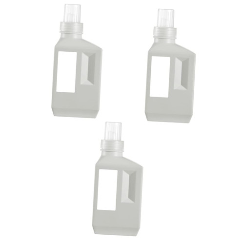 Zerodeko 3pcs laundry bottle lotion container laundry container fabric softener dispenser shower gel bottles liquid dispenser laundry bottle travel bead Simple hdpe