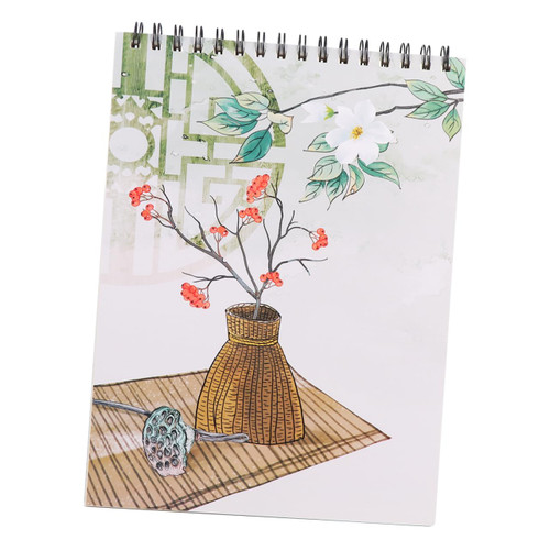 EXCEART 1pc Sketchbook for Kids Notebooks for Kids White Notebook Spiral Notebooks Spiral Sketchbook A4 Spiral Notebook Blank Notepad Blank Notebooks Painting Notebook Coil The Album Child
